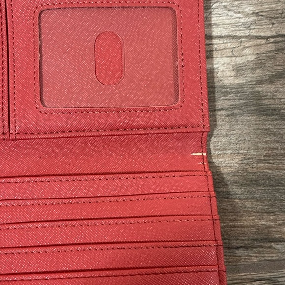 Nine West Red Wristlet Wallet - Picture 5 of 5